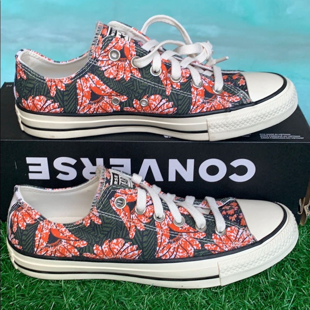 CONVERSE CTAS OX EGRET/MULTI/BLACK WMNS - Picture 2 of 16